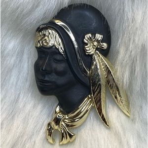 Torino Flapper Girl Brooch